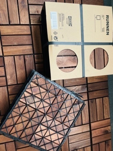 IKEA ベランダ用ウッドパネル(未使用)