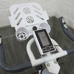 ss4867　ハイガー　スピンバイク　HG-YX-5006SN　スカイブルー　HAIGE　エアロフィットネス　エアロバイク　摩擦式　家庭用　バイク運動　ダイエット　ホワイト　白　水色