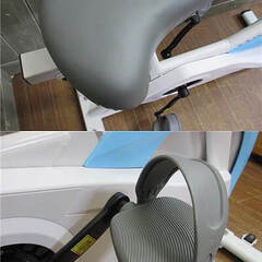 ss4867　ハイガー　スピンバイク　HG-YX-5006SN　スカイブルー　HAIGE　エアロフィットネス　エアロバイク　摩擦式　家庭用　バイク運動　ダイエット　ホワイト　白　水色