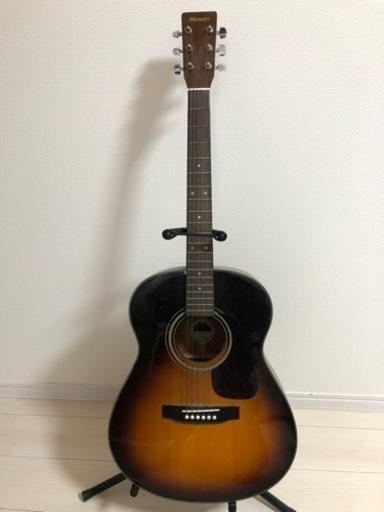 美品　Morris MF-256TS モーリス　アコースティックギター ケース付き ギタースタンド付き 中古品
