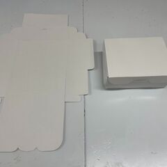 3/29価格改訂【包装資材（小）　折り畳み式　白字ボックス×10...