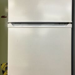 アイリス 冷蔵庫 IRSD-9B-W 90L 2021年製 中古品※汚れアリの画像