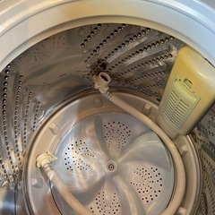 【中古】全自動洗濯機5.5kg/ハイセンスHW -G55E5KK/2018年製