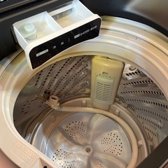 【中古】全自動洗濯機5.5kg/ハイセンスHW -G55E5KK/2018年製