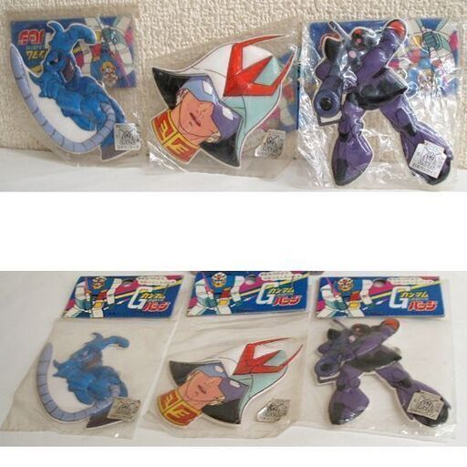 未開封品 当時物 昭和レトロ 機動戦士ガンダム バッジ 4点セット グフ