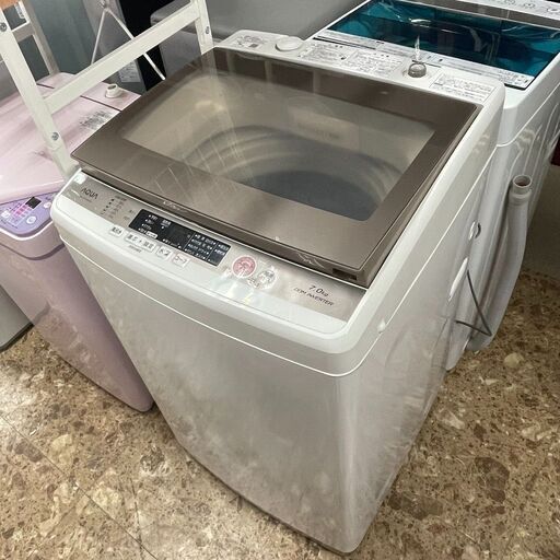 AQUA アクア AQW-GV700E 全自動洗濯機 2018年製 7㎏ 札幌 東区