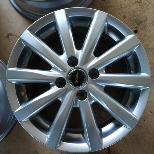 ブリジストンTOPRUN アルミホイール6Jx15 ET45 PCD100 4本セット