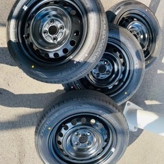 決まりました ヤリス新車外し 185/60Ｒ15 鉄チン