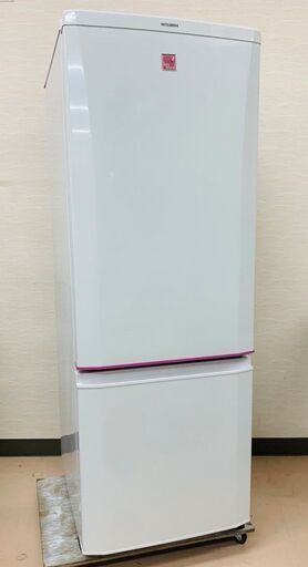 MITSUBISHI 三菱 2ドア冷凍冷蔵庫 MR-P17EX-KP 2013年製 168L 動作OK