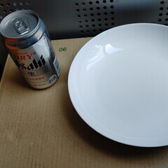 ④お皿　シンプル　丸皿　大きめ【値下げ/無料】