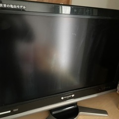 壊れたテレビ SHARP AQUOS