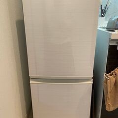 美品 冷蔵庫 両開き対応可 SHARP SJ-D14F-W