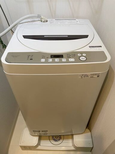美品 洗濯機 6kg SHARP ES-GE6D-T