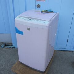 洗濯機　aqua　ピンク　AQW-GS7E6　7ｋｇ　2019年...