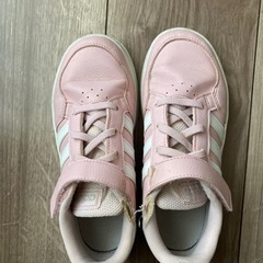子供用スニーカー　adidas 19.5cm ピンク