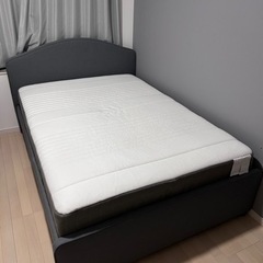 【引取先決定済み】IKEA ダブルベッドセット (USフルサイズ)
