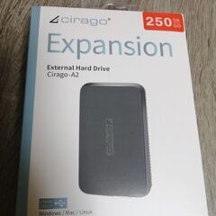 新品　Cirago 外付けHDD ポータブルハードディスク 25...