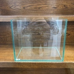 【ネット決済・配送可】GEX製15cmキューブガラス水槽
