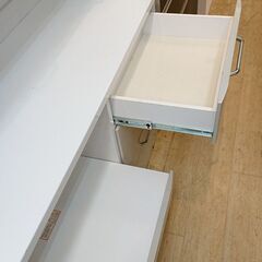 IDC大塚家具取扱い 大丸木工 キッチンボード 幅120㎝ ツートンカラー 