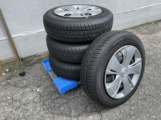 夏 タイヤ FALKEN SINCERA SN831 165/70R14 81S 19年27週 ＋ 日産 純正 