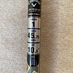 【最終値下げ】キャロウェイ（CALLAWAY）（メンズ）ROGUE ST MAX FAST ローグ ドライバー(ロフト10.5度)SPEEDER NX 40