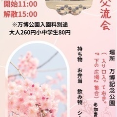 子育て交流会お花見🌸