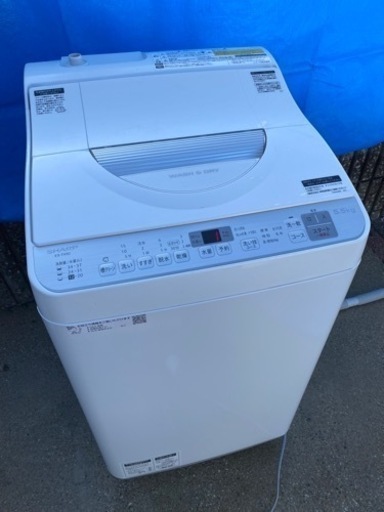 お薦め品‼️分解洗浄済み‼️シャープ洗濯乾燥機5.5/3.5kg 2019年②