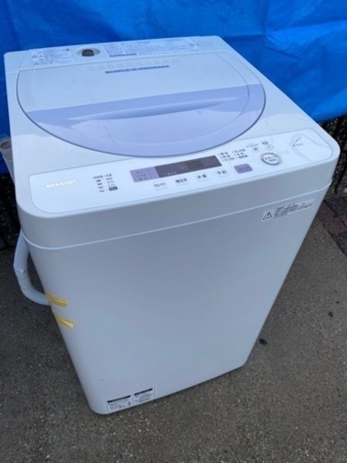 お薦め品‼️分解洗浄済み‼️シャープ洗濯機5.5kg 2017年