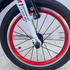 【ほぼ未使用】カノーバー(CANOVER) 折りたたみ自転車 14インチ 6段変速 46T軽量10kg M1