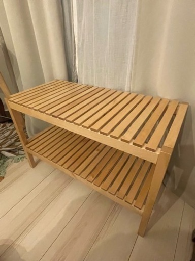 IKEA モルゲル 棚 テレビ台 ベンチ