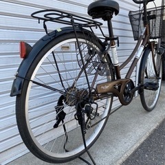 ☆前後タイヤ良品☆ 26型6段変速 軽快車 防犯登録料込‼︎ 《No.284 
