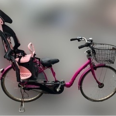 チャイルドシート付き電動自転車