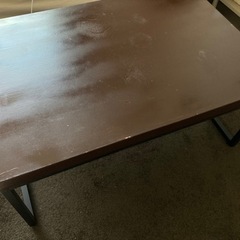 無料 ローテーブル　サイドテーブル　ちゃぶ台　ブラウン　茶色