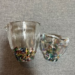 3/31まで　津軽びいどろ　酒器　おちょこ