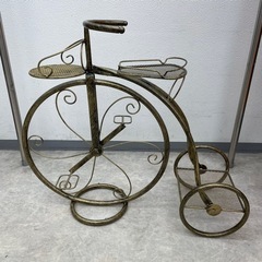 アンティーク 花台 自転車型