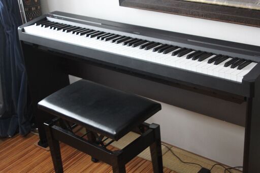 YAMAHA P-45 電子ピアノ 木製スタンド、椅子、ペダルのセット
