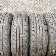 ダンロップ エナセーブ ENASAVE EC300+ 165/65R14 タイヤ新車外し 中古社外アルミ 14インチ 5.5J +42 トール ルーミー タンク アクア