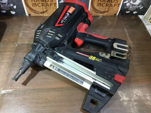 ★値下げ★ マックス GS-738C ガスネイラ バッテリー×1 充電器 中古品【ハンズクラフト宜野湾店】 マックス GS-738C ガスネイラ バッテリー×1 充電器 中古品【ハンズ