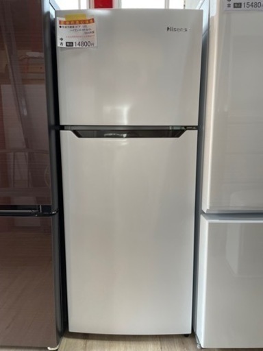 中古】冷凍冷蔵庫2ドア 120L Hisense HR-B12c/2020年製 - キッチン家電