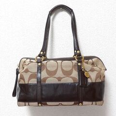 COACH コーチ　シグネチャー　ミニボストンバッグ　 1243...