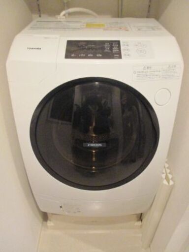 【美品】TOSHIBA TW-95GM1L(W) WHITE、東芝 ドラム式洗濯乾燥機【東京都中央区人形町駅から徒歩1分】