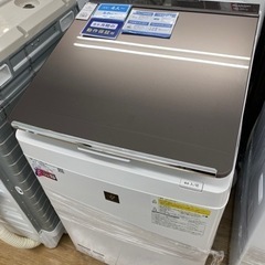 SHARPの縦型洗濯乾燥機(ES-PT10D-T)