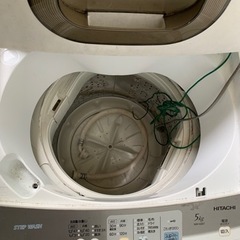 洗濯機　無料でさしあげます！