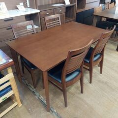 【愛品倶楽部柏店】　ニトリ　ロレイン　ダイニング５点セット　ＭＢＲ