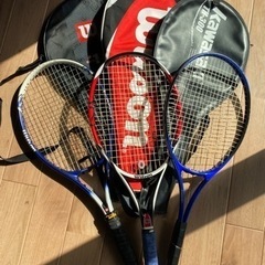 テニスラケット３本
