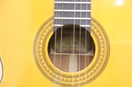 ギター ZEN-ON GUITAR ZG-250 全音ギター ゼンオン アコースティックギター クラシックギター 楽器 弦楽器 (P1565ayssY)