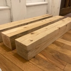 木材　バンコ3本　約75cm
