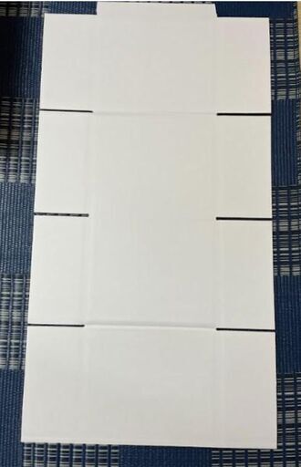 段ボール箱37枚・表面白色・組立済・厚5mmA/F強化芯
