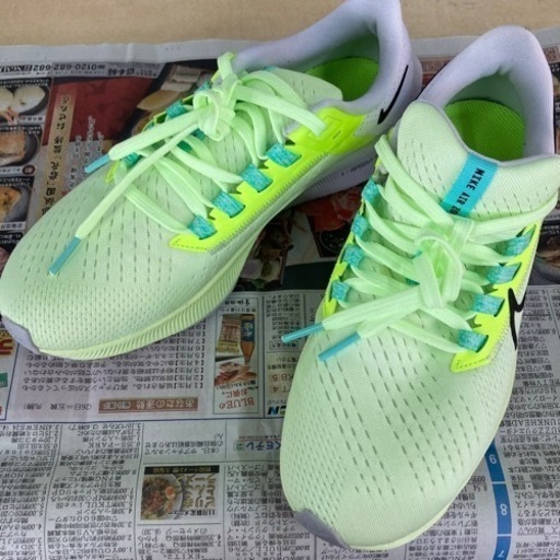 NIKE エアズーム ペガサス ライム 23.5cm リサイクルショップ宮崎屋 住吉店 23.8.1F