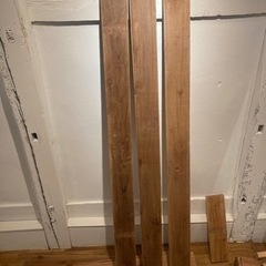 木材抜き板　約135cm 3本